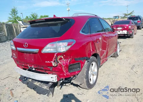 2010 Lexus Rx 350 from USA, damaged, VIN 2T2BK1BA5AC055075